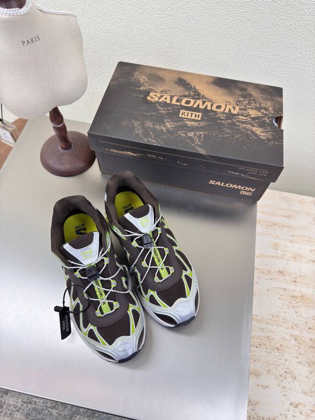 Salomon New Sports Shoes On Sale Chocolate With Green Factory Price P Salomon Ou