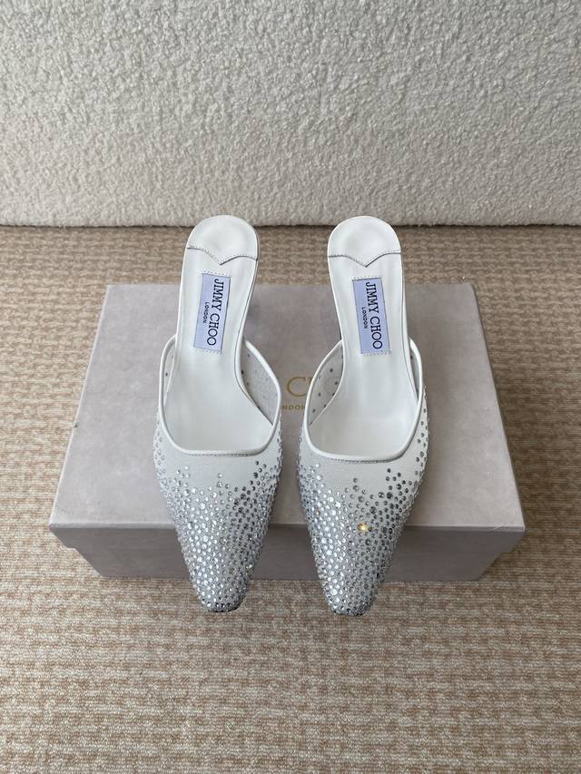 Early Spring Crystal Diamond Buckle Sandals And Slippers Jimmy Choo Jimmy Choo 2
