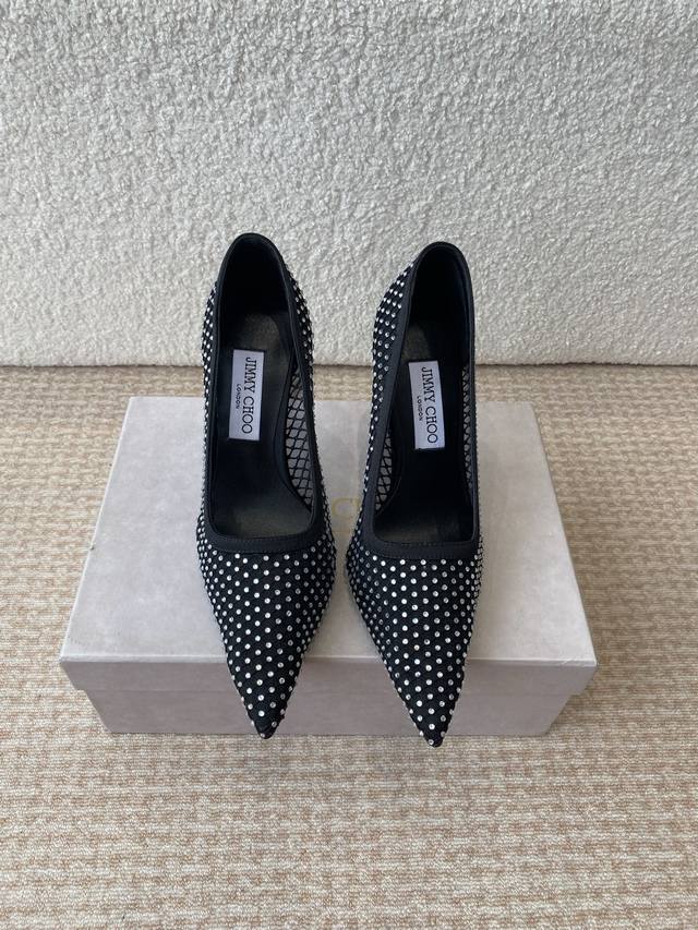 Early Spring Crystal Diamond Sandals Single Shoes Jimmy Choo Jimmy Choo 25 Sprin