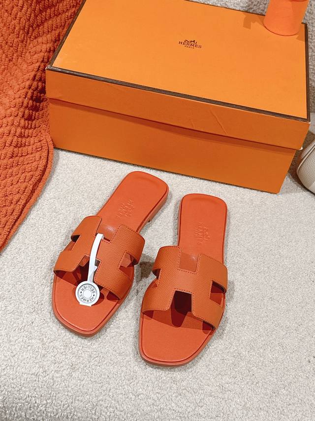 New Color Factory Price P Hermes Hermes H Slippers Oran Sandal Series Is Fashion