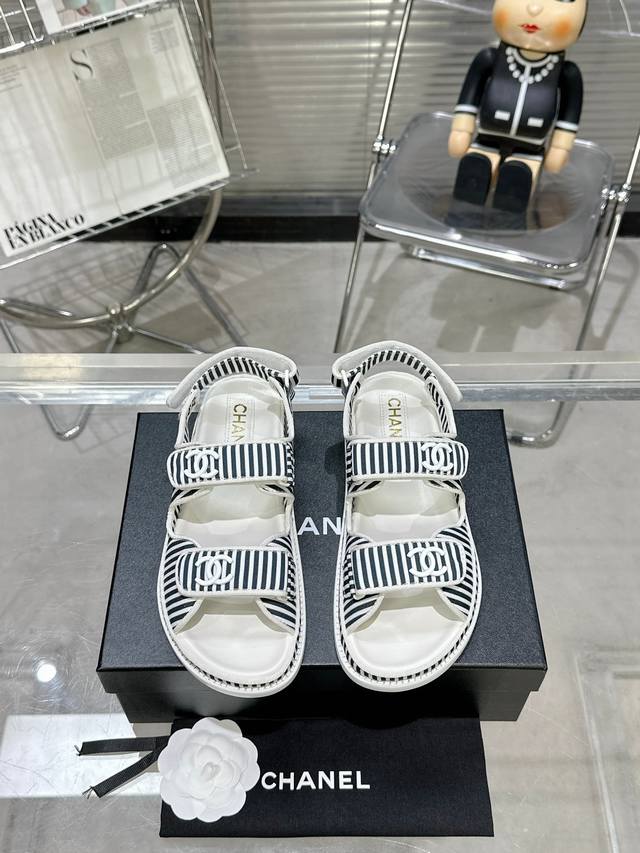 Leather Sole* 24Ss Spring And Summer Classic Beach Shoes Are All The Rage. The L