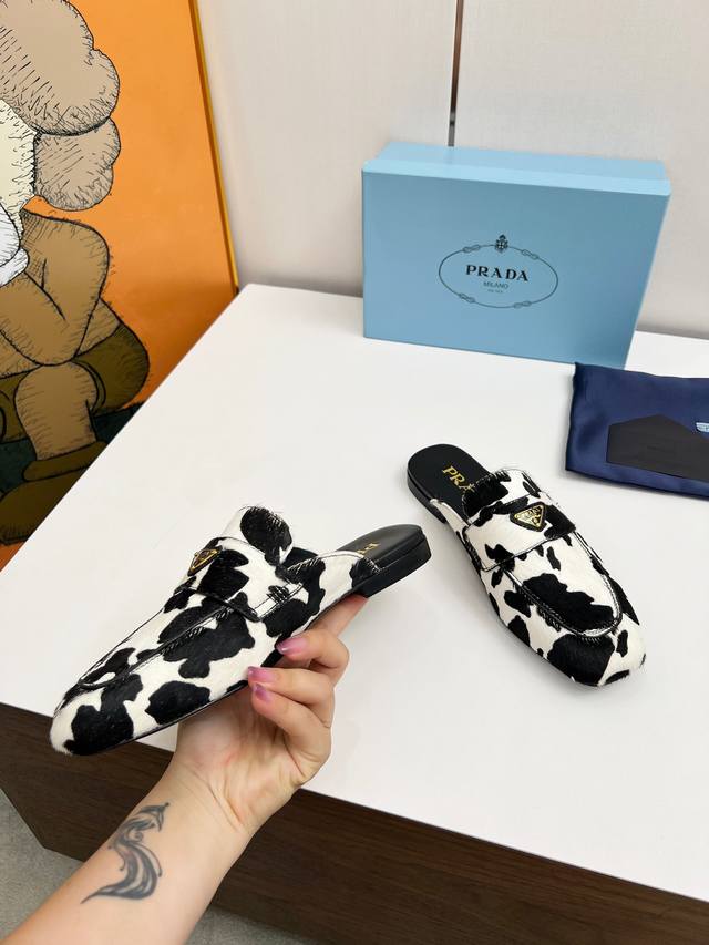 Market Top Version 2670Ss Prada Triangle Logo Cow Color Top Quality Elegant, Int