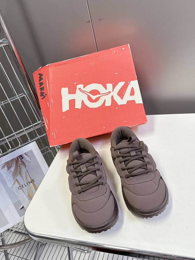 marni X Hoka Puff Bread Sneakerssneakersmarni's Creative Director Francesco R