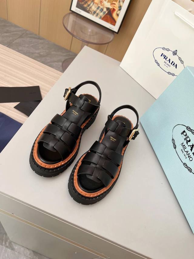 Price: Prada 25Ss New Spring And Summer Sandals The Simple Design Is Probably Th