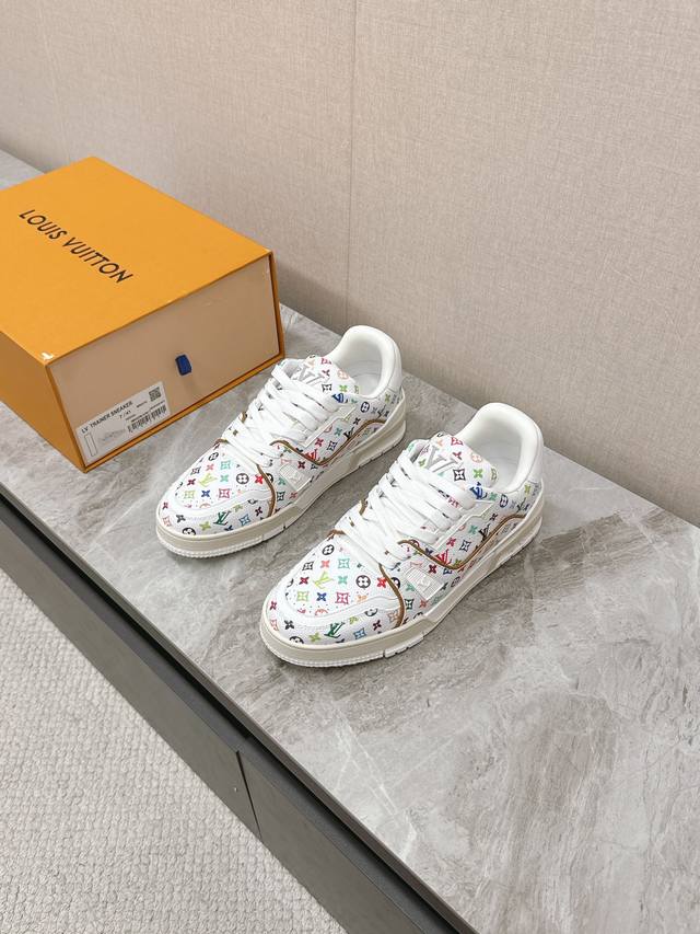 Instant Price: Lv Louis Vuitton X Takashi Murakami Co-Branded Couple Sneakers Th