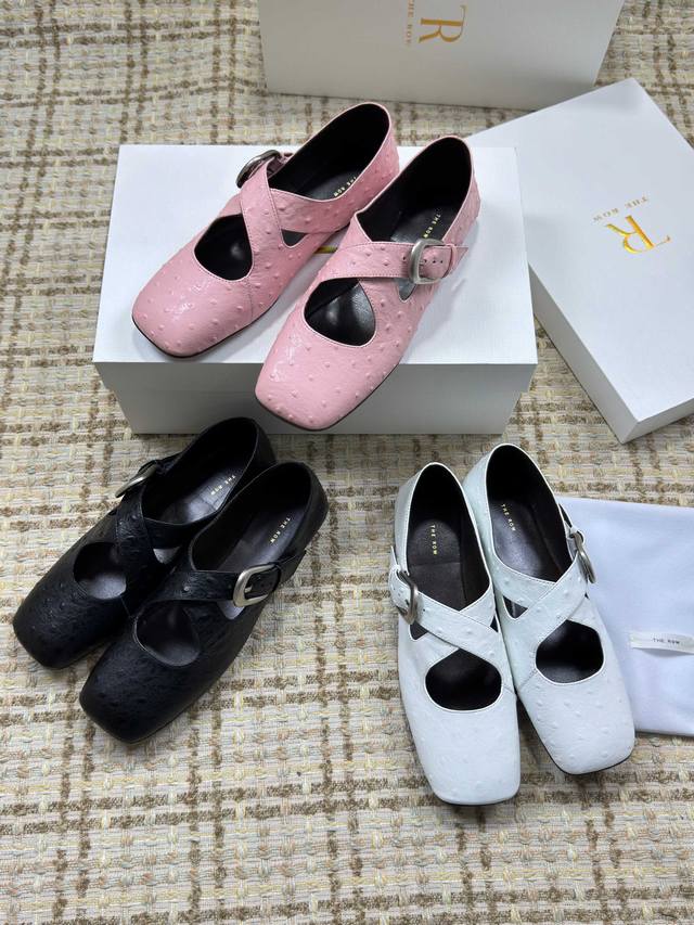 the Row 25 Spring And Summer New Slippers Minimalist Style Platform Thick Sol