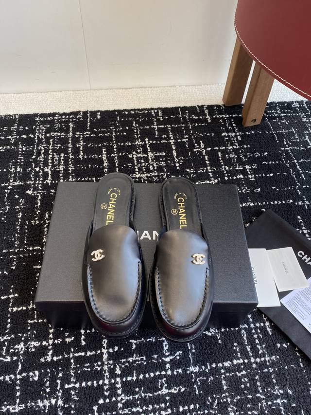 Purchasing Level Chanel 25Ss Chanel New Style Chanel Buckle Half-Slipper Loafer,