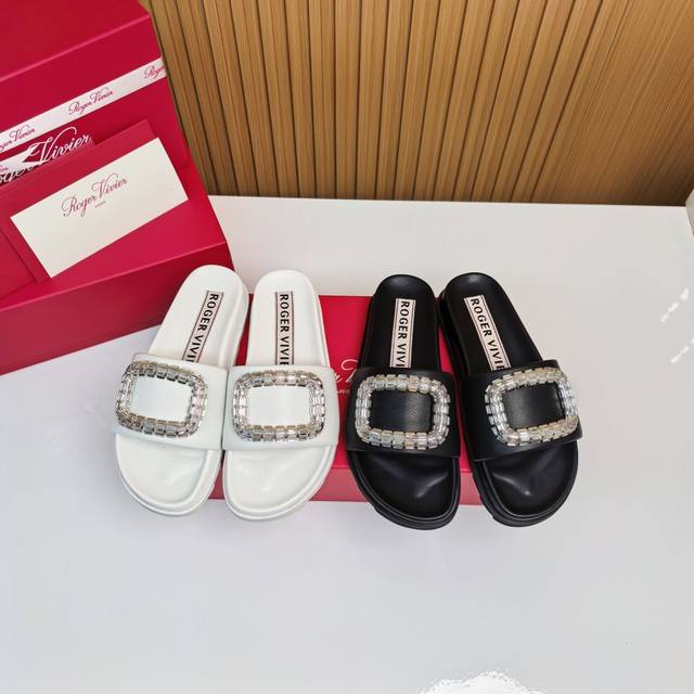 Roger Vivier's Latest Diamond-Buckle Slippers French Laziness Without High Heels