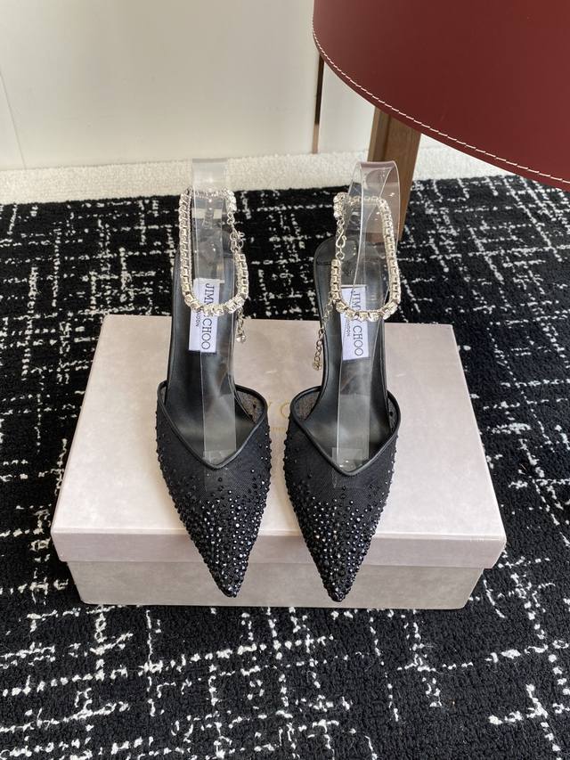 Purchasing-Level Early Spring Crystal Diamond Buckle Sandals And Slippers Jimmy