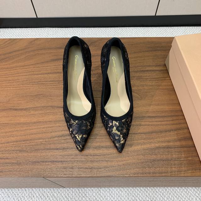 gianvit* Ross* Lace High Heel Shoes This Season's Lace With High Heels Is So