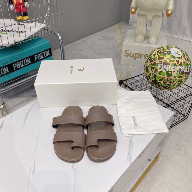 Factory The Row Unlabeled Popular Item In Stock Roman Slippers Can Be Felt Throu