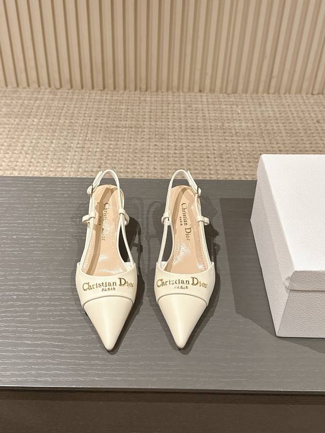 Factory Dior 2025 Spring And Summer Haute Couture Series New My Dior Low-Heeled
