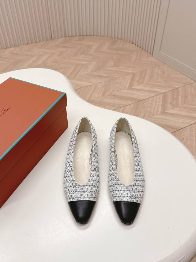 Factory Loropiana 25Ss New Knitted Pointed Shoes Loafers Lp Has Always Been Desi