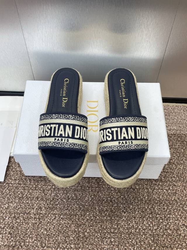 Factory P Price P Dior 2025 Spring And Summer New Ivieta Dway Jelly Color Flat F
