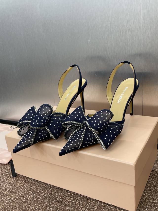 Factory P Price P Mach & Mach 2025 Spring And Summer New High Heel Rhinestone Ho