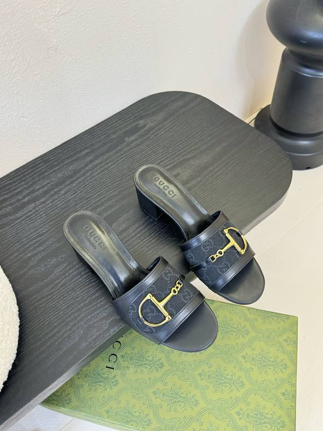 gucci Latest D-Shaped Horsebit Sandals Counter Synchronization Top Version Or