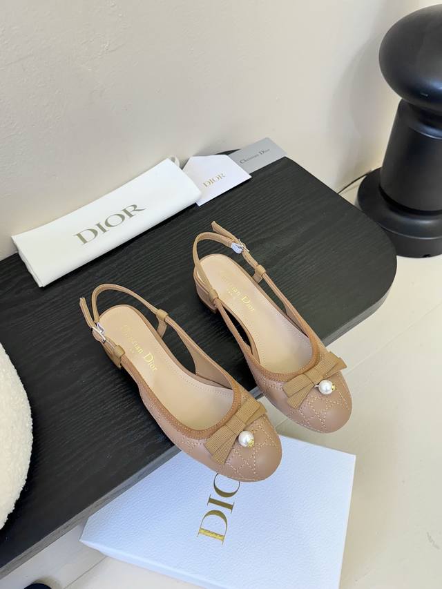 dio* Cd's 2025 Early Spring Pearl Mary Jane Shoes Elegant Temperament, Classi
