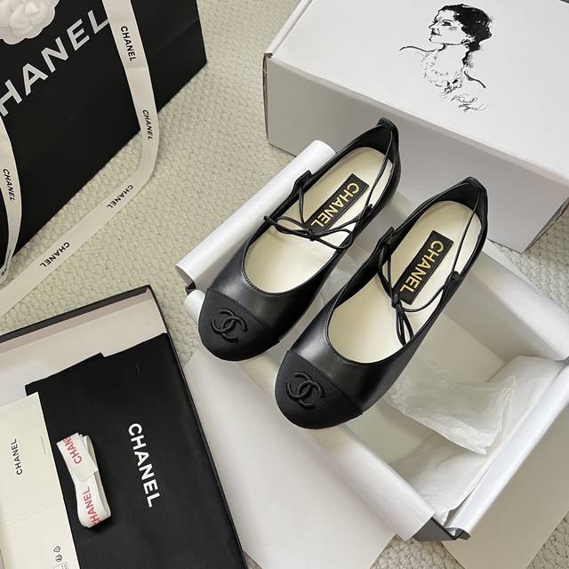 chane* Chane* Chanel 25P Spring And Summer New Product Strappy Mary Jane Shoe