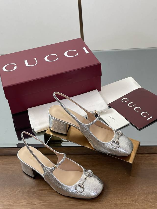 2025 Upgraded And Renewed G's New Gucc Horsebit Buckle Slingback Sandals With