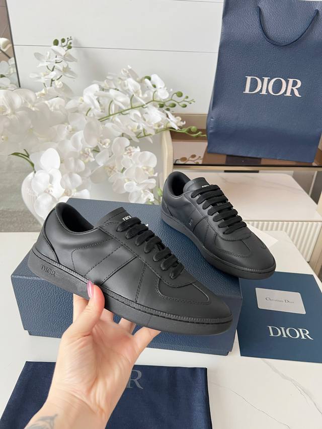 Factory Price P Dior B01 German Training Shoes Top Version Black First Layer Cow