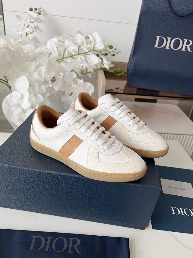 Factory Price P Dior B01 German Training Shoes Top Version White And Brown First