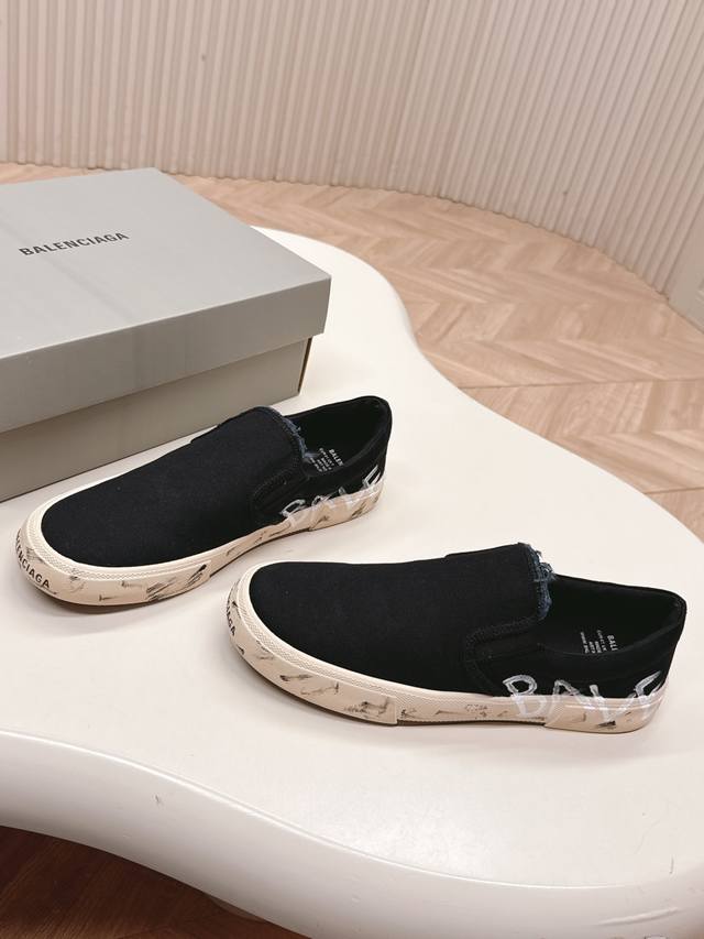 bale~Ziaga Paris Series Canvas Shoes Canvas Beggar Shoes Are Ugly To The Extr