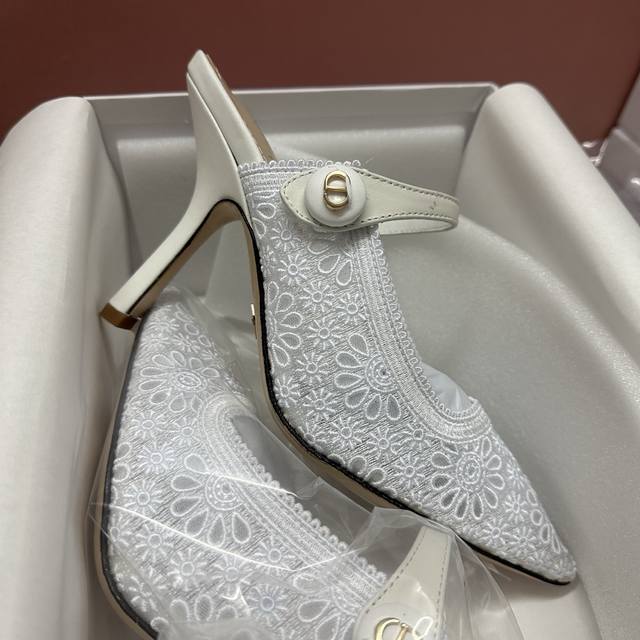 j'adior Dior's Latest Star Model With Webbing High Heels. It Uses A Unique Em