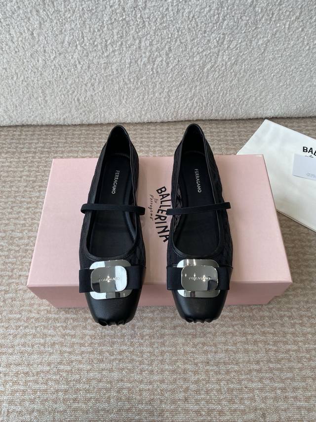 Salvatore Ferragamo's 25Th-Year New Gancini Ballet Flats Made In Dongguan When S