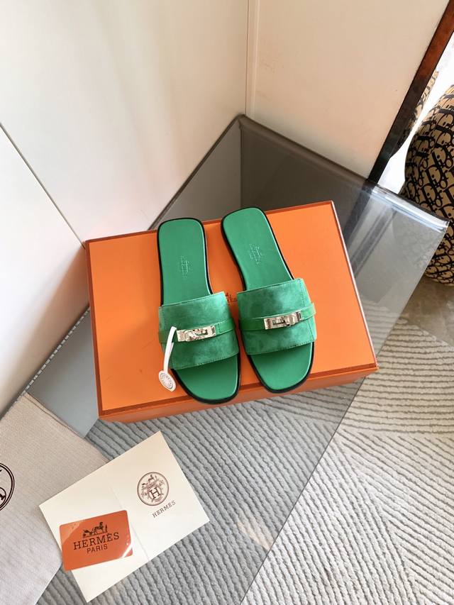 herm S New Giulia Sandals Original Custom Fabrics, Authentic Consistent Craft