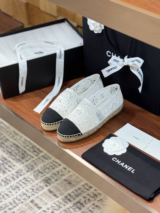 chane* New Spring Espadrilles Fisherman Shoes, Chanel Classic Style, Exclusiv