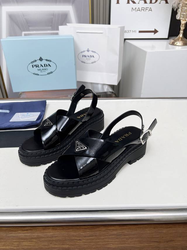 prada Prada 25Ss New Spring And Summer Sandals The Simple Design Is Probably