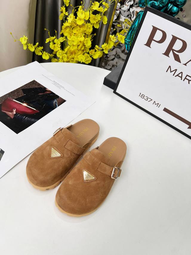 Pujia's Latest Mules In Four Colors 35-42 Factory Price
