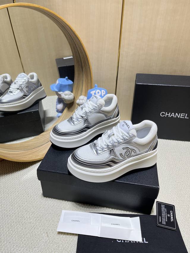 Factory Price Pp Chanel Dad Shoes 2025 Counter Top Casual Sports Shoes This Clas