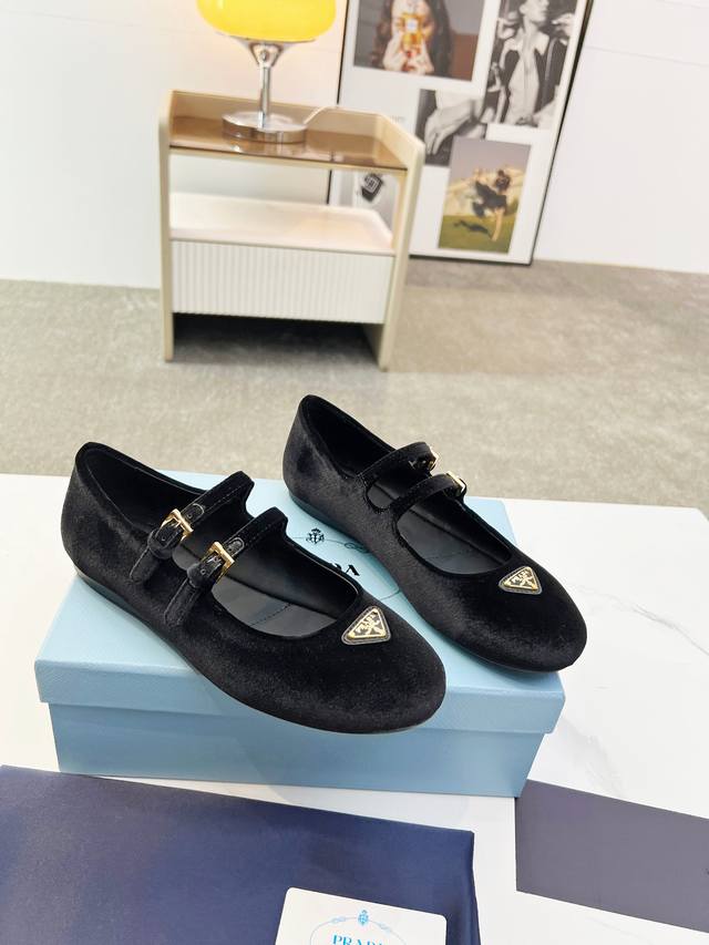 prada25 New British Style Dancing Shoes, Small Leather Shoes, Loafers, Retro