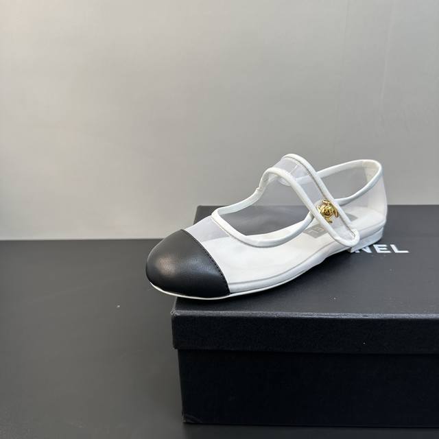 chanel Chanel Classic Flat Mesh Mary Jane Shoes The Appearance Is Classic Dia