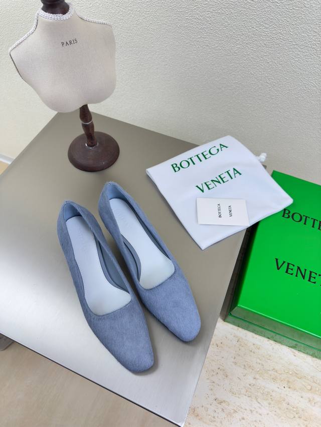 Original Replica Horsehair Shoes Bottega Venet* Heel Height 4.5Cm Benchmarking A