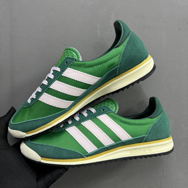 Stock Pure Original Combination Sole Ad Sl72 Rs Green Yellow Series German Train