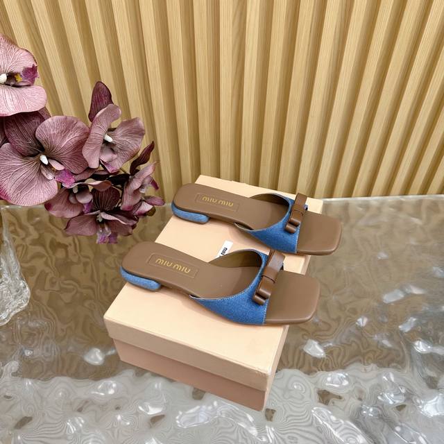 miu Miu New Bow-Knot Girl Slippers Series Is Newly Launchedmiumiu The Latest