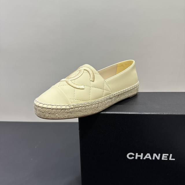chanel Chanel New Linen Bottom Fisherman Shoes Uppers Are Made Of Sheepskin E