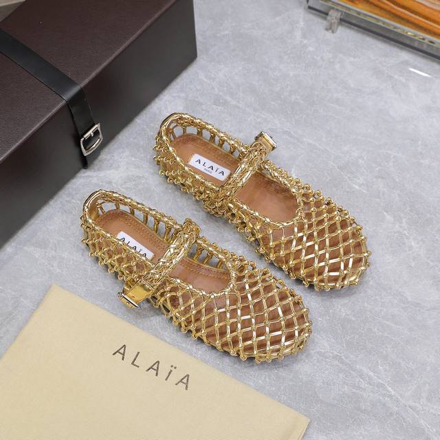 alaia Alaia 25 Spring And Summer Latest Hollow Woven Shoes The King Of Tailor