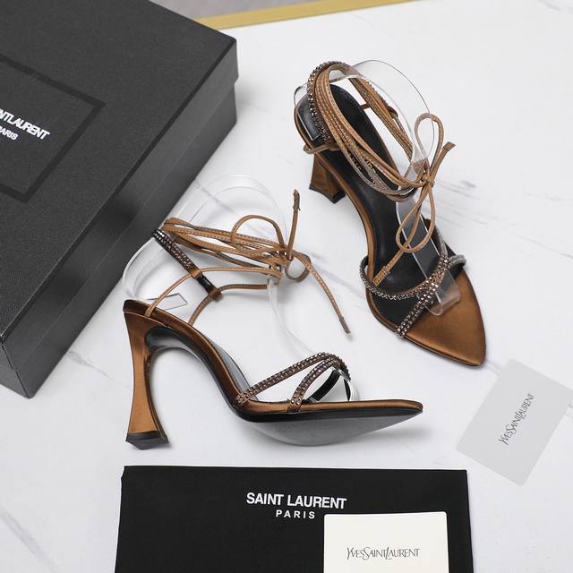 Counter Update Ysl Saint Laurent Ss2025 Summer New Product Fish Mouth Hot Diamon