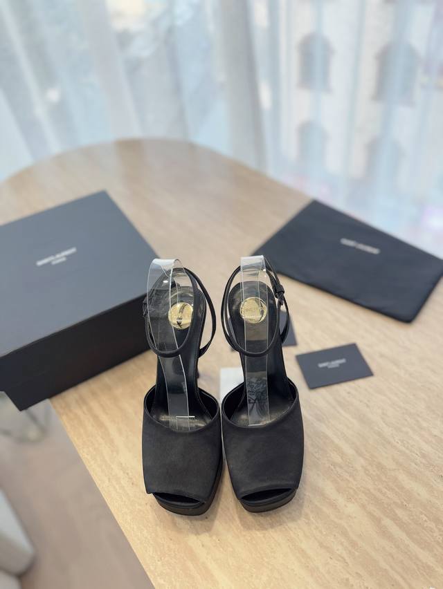 Highest Version Saint Lauren* Ysl 25 Spring/Summer New Catwalk High Heels Brand