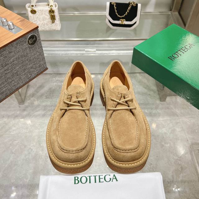 Bottega Veneta Counter Model Large Square Head Straps Deep Mouth Shoes Original
