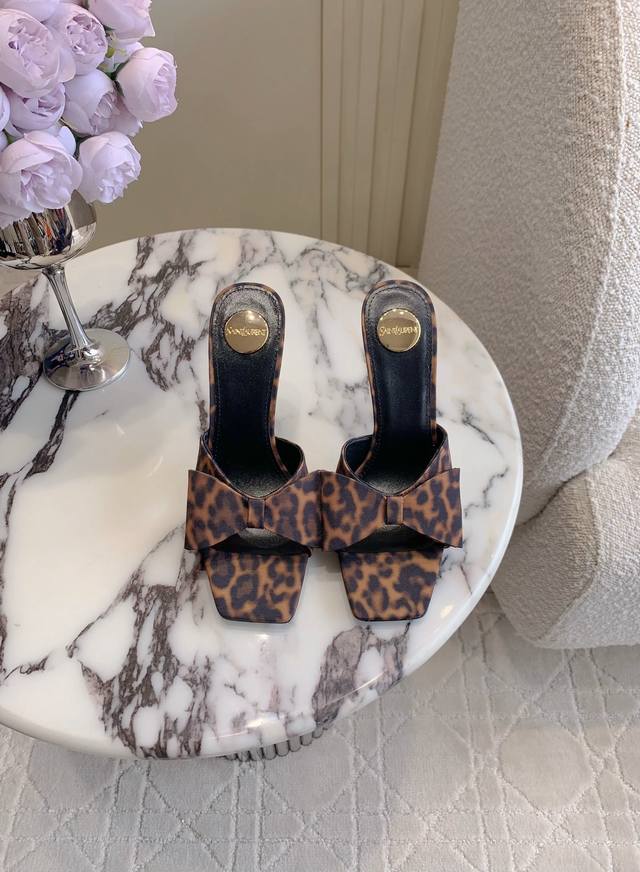Factory Price P Saint Lauren* Ysl Yang Shulin New Bow High-Heeled Sandals For Yo