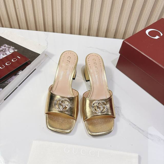 g*Uccigucci2025Vs Spring And Summer Latest Hot Sandals Series Double G Buckle