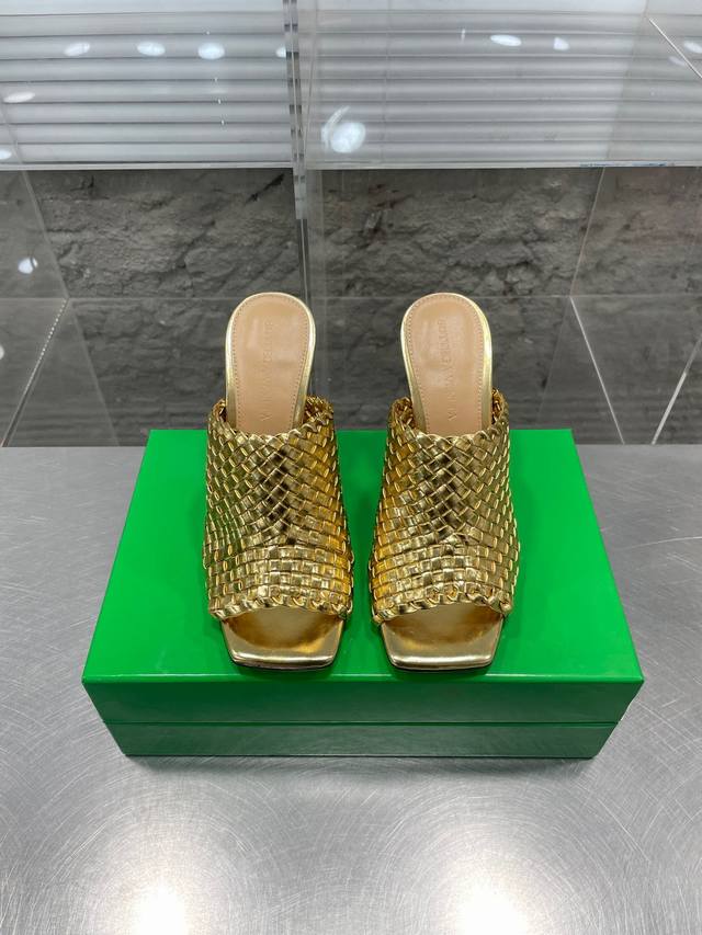 bottegaveneta Bv Knot Series Metal Heel Slippers High Heels Single Product Th