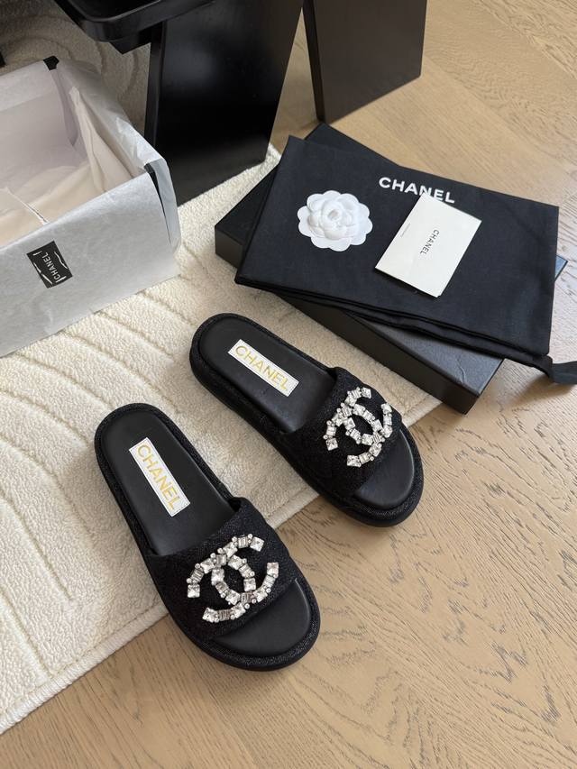 chanel 25C Diamond Double C New Slippers All Series First Release Counters Ha