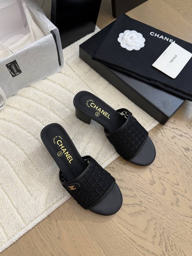 chanel 25C New Mesh Slippers 1:1 Replica Of The Original Classic Perfect With