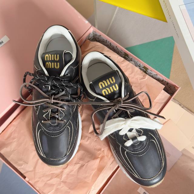 Top Version Couple Style Miumiu Miu Miu Latest Retro And Distressed Couple Style