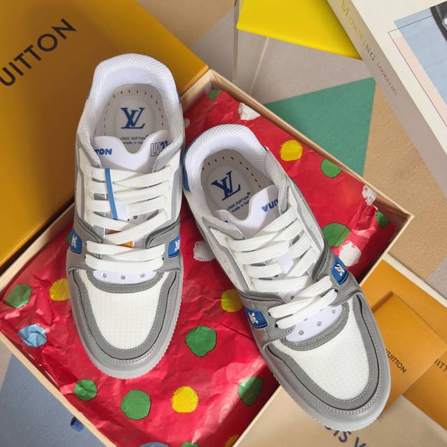 Top Version Men's Lv Tarine Louis Vuitton L Couple's Casual Sports Shoes Skatebo